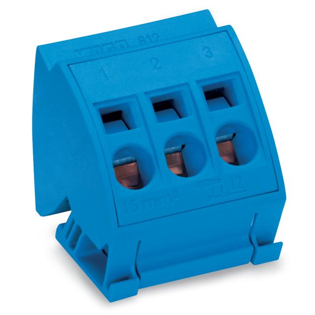 blok potencjałowy 16 mm2 niebieski