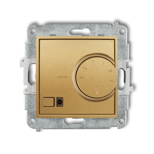 ICON Elektroniczny regulator temperatury z czujnikiem podpodłogowym złoty 29IRT-1 KARLIK