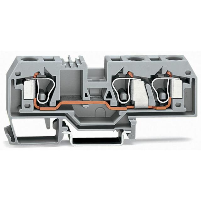 złączka 3-przewodowa Ex 10 mm2 jasnoszara