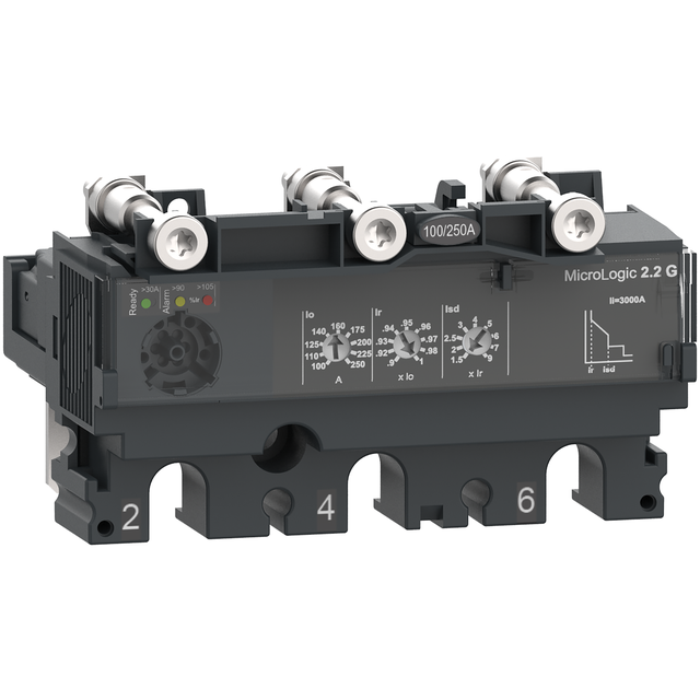 Wyzwalacz elektroniczny, ComPacT NSX, Micrologic2.2G, 160A, 3P3D, do NSX160