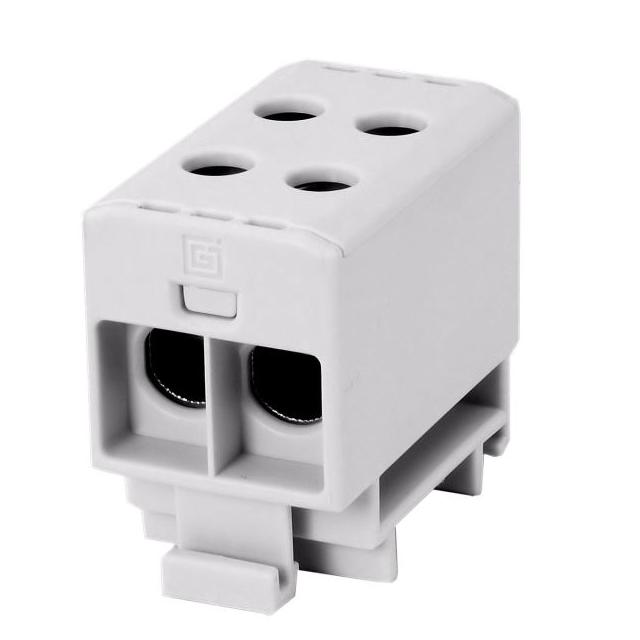 VC05-0153 ,  Złączka szynowa gwintowa rozgałęźna AL/CU/ 2,5-35mm2/ TS 35/ 1 tor, 4 otw. zaciskowe, s