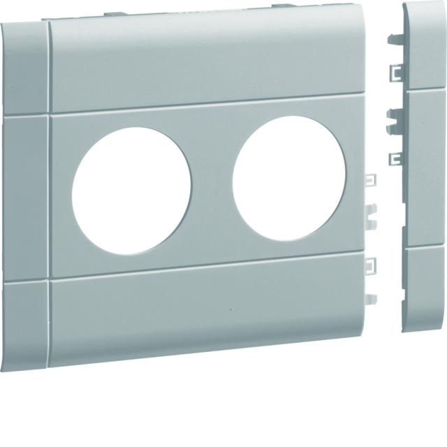 tehalit.WA Maskownica podwójna ABS bezhalogenowy 120mm jasnoszary GB120207035 HAGER