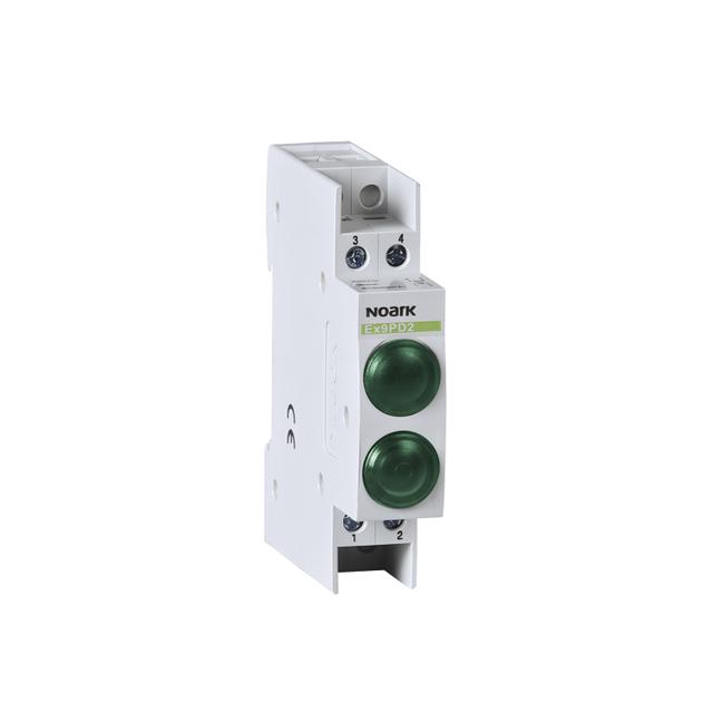 Ex9PD2gg 12V AC/DC Lampka sygnalizacyjna 12V AC/DC 2 zielony LED 102455 NOARK