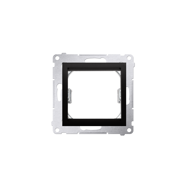 Simon 54 Adapter (przejściówka) na osprzęt standardu 45 × 45 mm czarny *Do gniazd teleinformatycznych Simon Connect DA45.01/49 KONTAKT
