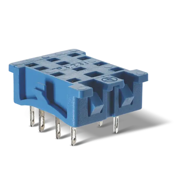 Gniazdo do przekaźników serii 55.32; 55.34; do lutowania