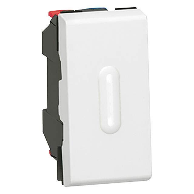 Mosaic Łącznik Schodowy 1 Moduł Biały Z Możliwością Podświetlenia 10Ax-250V 077002 LEGRAND