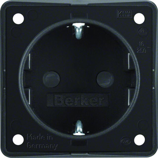 BERKER Integro Flow Gniazdo SCHUKO z podwyższoną ochroną styków cz 947792503 HAGER
