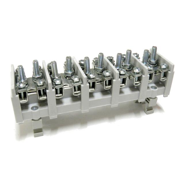 LZ5*35/16wyk.22 ,  Odgałęźnik instalacyjny 5-segmentowy (zacisk: 5x2x35mm2 - 5x4x16mm2) na TS 35, sz