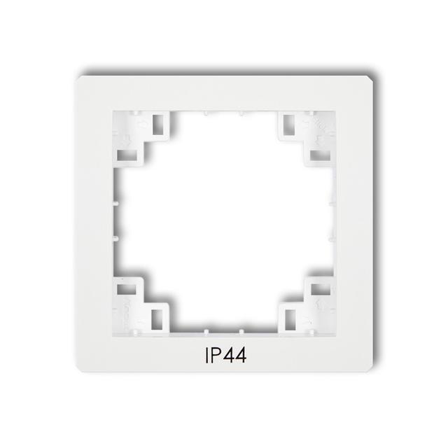 Ramka pośrednia do łączników IP44, biały DRPH KARLIK