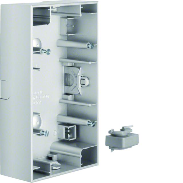 BERKER K.5 Puszka natynkowa podwójna pionowa aluminium 10427003 HAGER