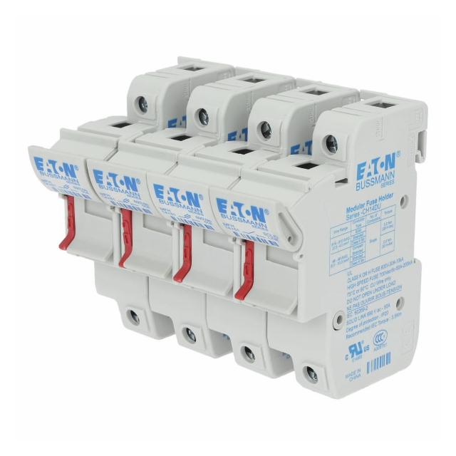 3 Pole 14x51 MFH Neon Indicator and Neut Podstawa wkł. cyl. 14x51 3p+1N 50A 690 Vac wskaźnik CH143DN