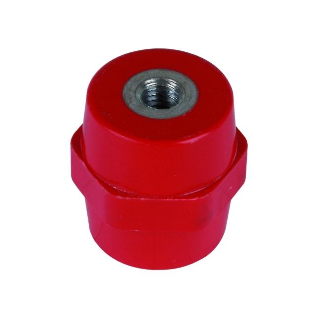 Izolator do szyny uziemiającej, 32x40 mm, M10/M10, Duroplast