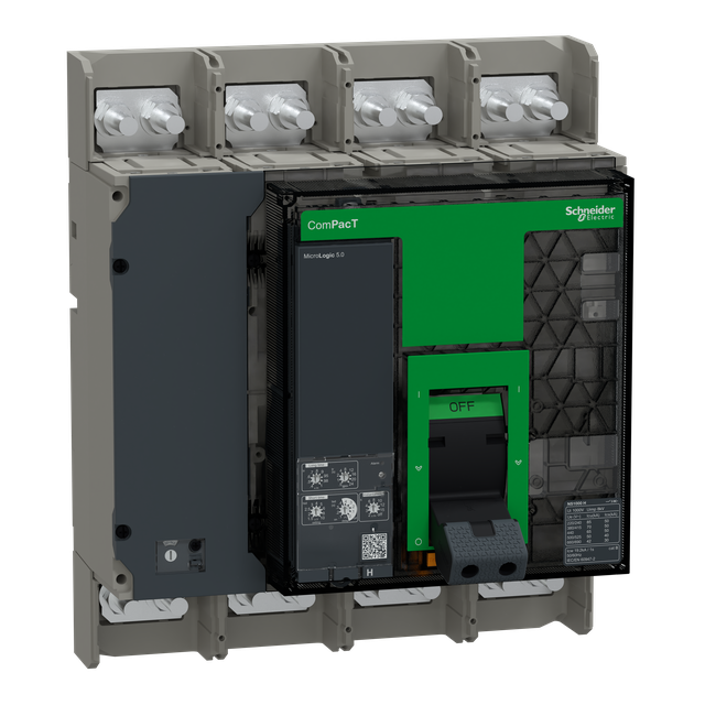 Wyłącznik mocy ComPacT NS1000H 70kA przy 415VAC 4P stacjonarny sterowanie ręczne MicroLogic 5.0 10 C100H450FM Schneider