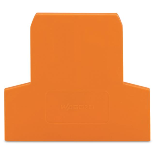 ścianka końcowa pomarańczowa