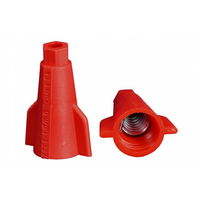 ZSE1-1.0/6.0 ,  Złączka skrętna uniwersalna dla przewodów o przekroju od 1mm2 do 6mm2, czerwony