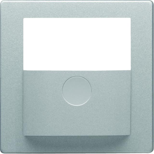 BERKER KNX e/s Q.x Płytka czołowa do modułu czujnika ruchu KNX aluminium aksamit lakierowana. 80960421 HAGER