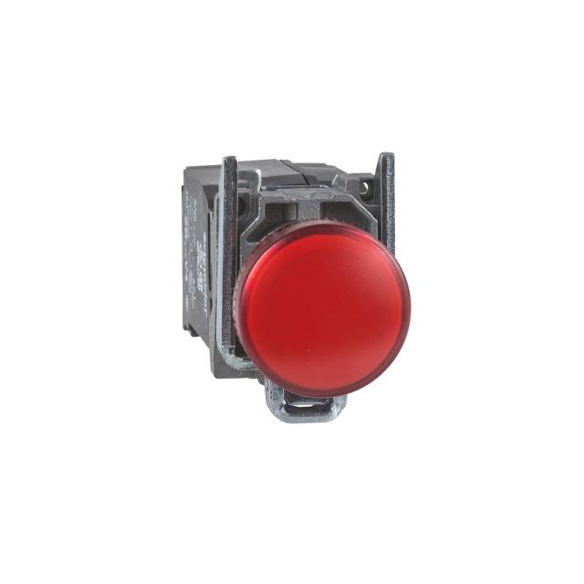 Harmony XB4 Lampka sygnalizacyjna czerwona żarówka 220/240V metalowy typowa XB4BV44 Schneider