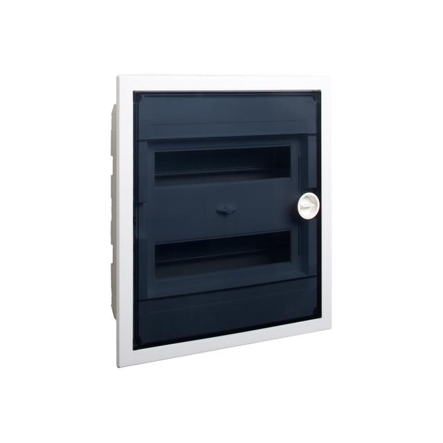 PXF 36T Plastikowa obudowa instalacyjna płaska przezroczyste drzwi podtynkowa IP40 3 rzędy 3x1 101531 NOARK