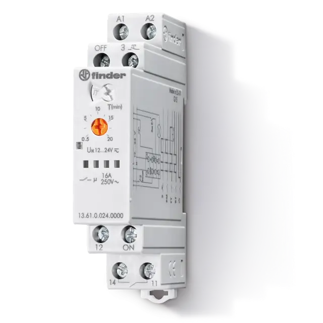 Elektroniczny przekaźnik bistabilny 1 P; 16A; 12…24V AC/DC