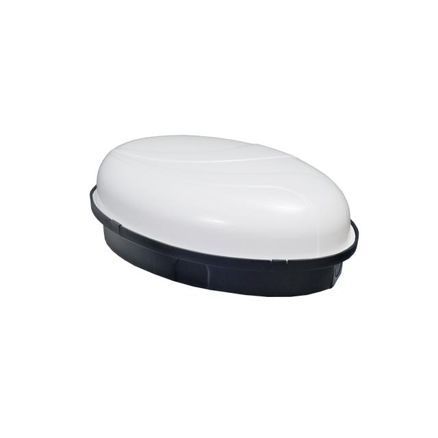 Oprawa oświetleniowa PUMA oval czarna 60W / PL 11, IP 65, odporna na UV,mleczna  NOWOŚĆ