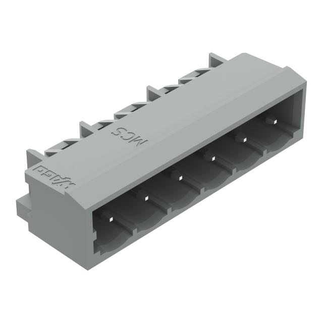 MCS-MIDI Classic wtyk 6-bieg. czarny raster 5 mm /100szt./ WAGO