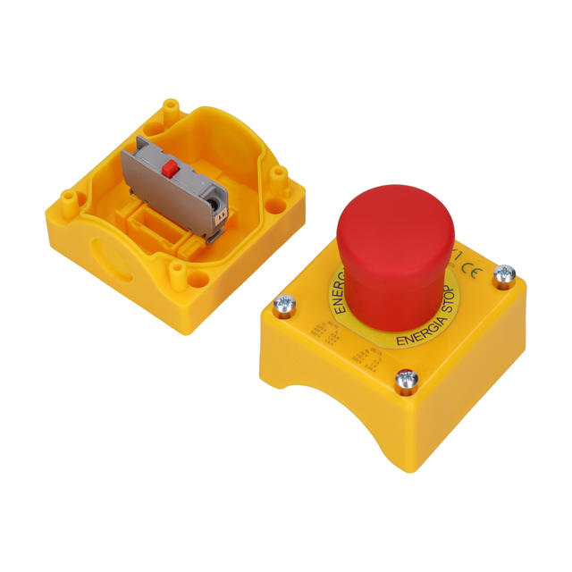 Kaseta sterownicza z przyciskiem bezpieczeństwa SP22K1-BN-1