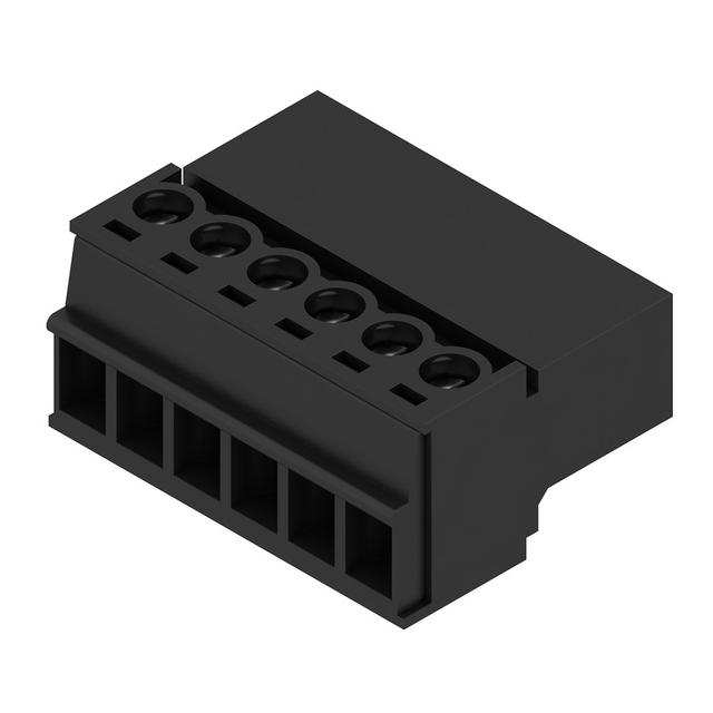 SCZ 3.81/06/180G SN BK BX Wtyk PCB (złącze wiązki), 3.81 mm, Liczba biegunów: 6, Przyłącze z jarzmem /50szt./ 1970060000 WEIDMÜLLER