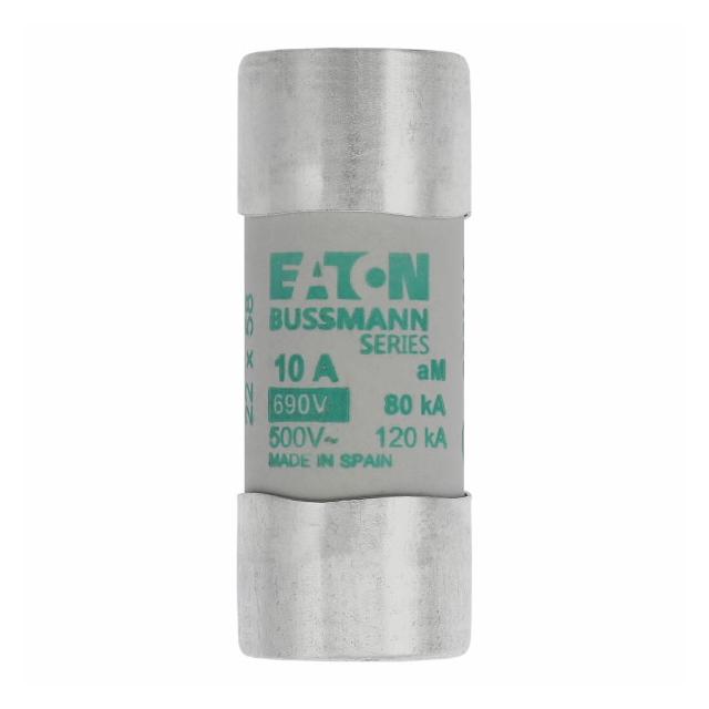 CYLINDRICAL FUSE 22 x 58 10A AM 690V AC Wkładka cylindryczna 22 x 58mm 10A AM 690V AC C22M10 EATON