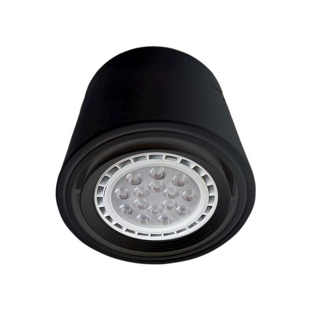 Milagro plafon techniczny Tubo Black 12W AR111 ML227