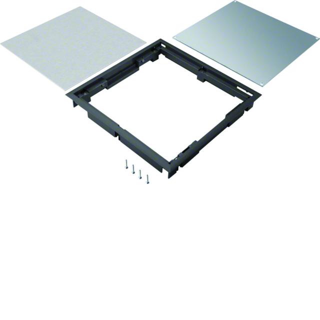tehalit.VE-EE Pokrywa pełna płytki montaż Q08 294X294 12mm czarny PA BDQ08129005 HAGER