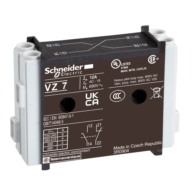 Moduł styków pomocniczych TeSys VARIO 1Z 1R VZ7 SCHNEIDER