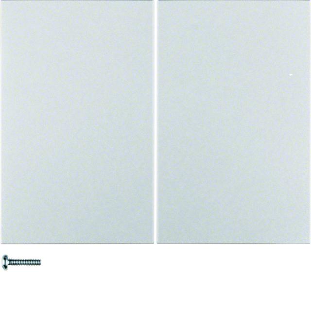 BERKER K.5 Przycisk podwójny aluminium lakierowana 85142177 HAGER