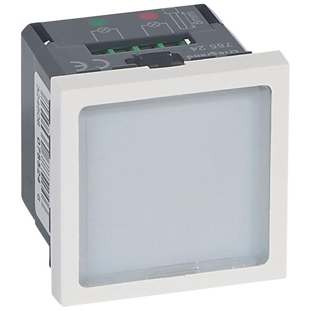 Mosaic Sygnalizator Świetlny Led 1W- 2 Moduły Zielony/Czerwony 230V 078524 LEGRAND