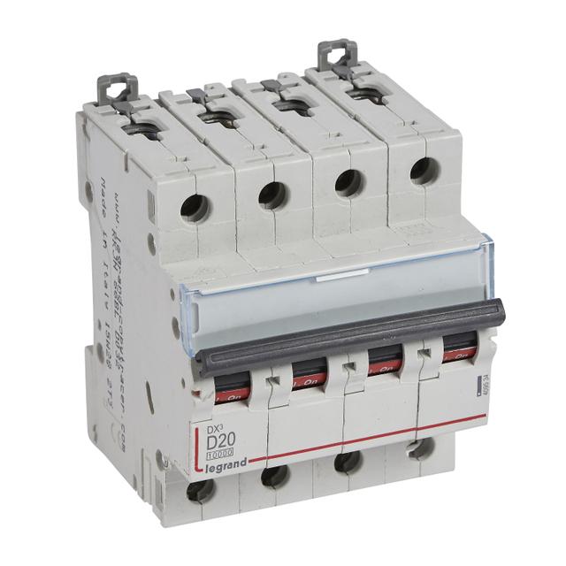 Wyłącznik Nadprądowy S 314 4P D20A 10000A DX3 409534 LEGRAND
