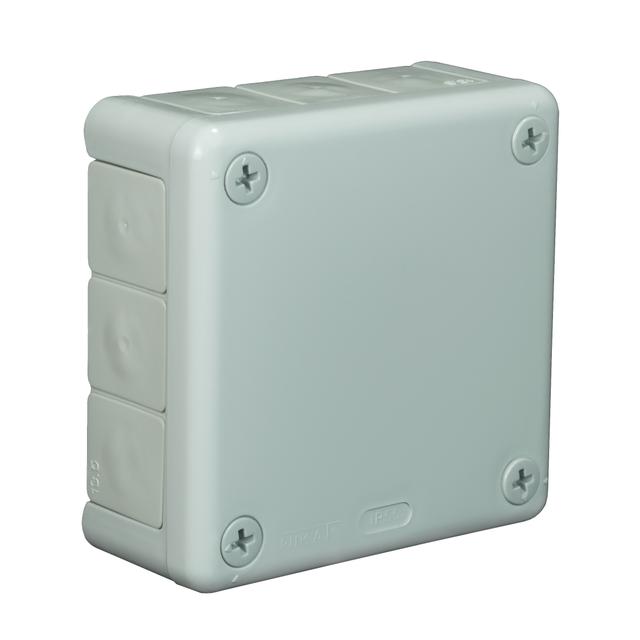 VP-41 Puszka n/t 98x98x42mm IP55 12-wl dł.gum. popiel VP 041-03 61.139 OPATÓWEK
