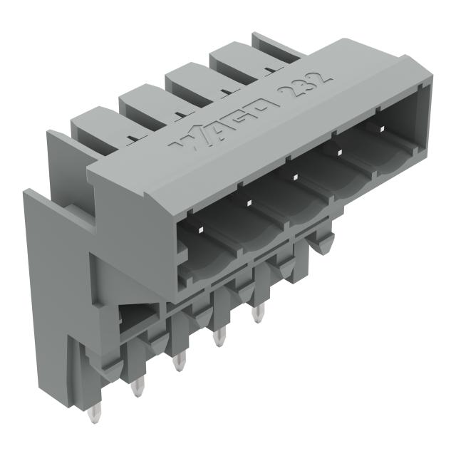 MCS-MIDI Classic wtyk podwyższony 5-bieg. szary raster 5 mm /100szt./ WAGO