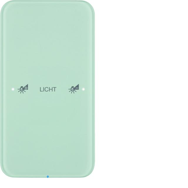 BERKER R.1 Sensor dotykowy pojedynczy konfigurowalny szkło biały 75141160 HAGER