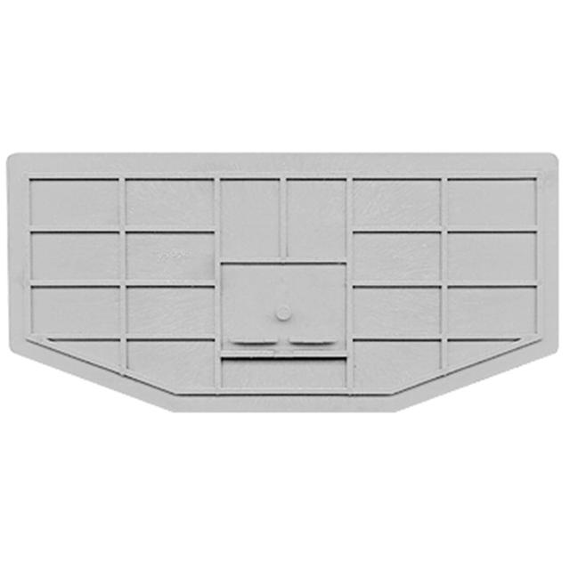 T924 ,  Przekładka, TS 35, dla złączki ZSG 1-(70.0; 95.0; 120.0; 240.0), szary