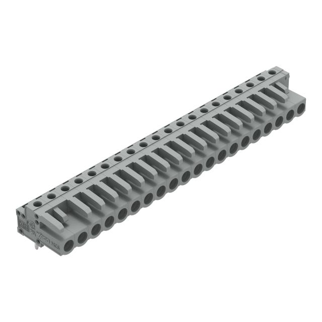 MCS-MIDI Classic gniazdo kątowe 20-bieg. szare raster 5 mm /10szt./ WAGO