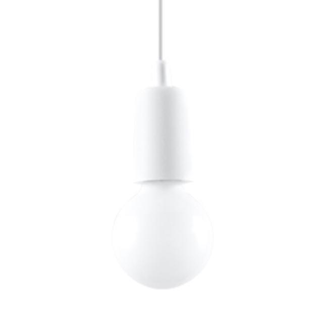 Sollux Lampa wisząca DIEGO 1 biała SL.0569