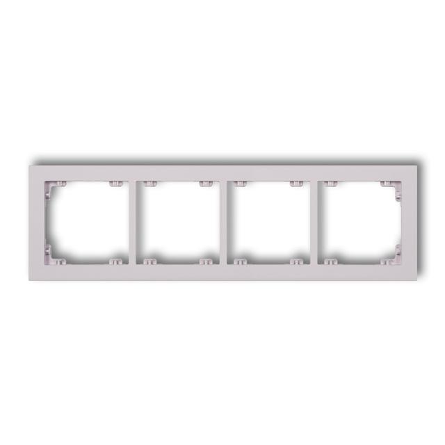 DECO Ramka uniwersalna podczwórna z tworzywa DECO Pastel Matt liliowa
