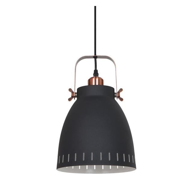 ITALUX lampa wisząca Franklin E27 60W 220V IP20 kolor - grafitowy piaskowany, czerwona miedź