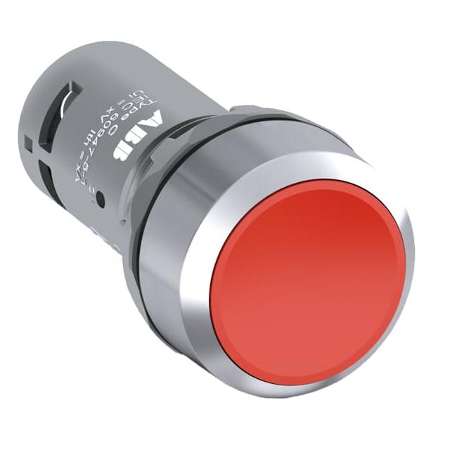 Przycisk monostabilny wklęsły 2NC czerwony CP1-30R-02