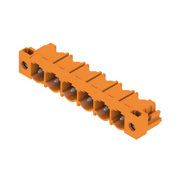 SL 7.62HP/06/90LF 3.2 SN OR BX Wtyki PCB (złącza płyty), 7.62 mm, Liczba biegunów: 6, kąt odejścia: 90° /30szt./ 1096070000 WEIDMÜLLER