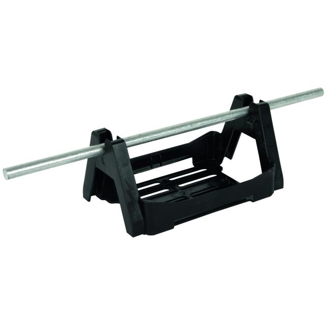 Wspornik dachowy typ KF 2, tworzywo, czarny