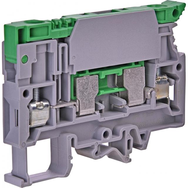 ESC-SFR.6 Złączka podstwa bezpiecznikowa 6 mm2 do bezpieczników 6x32 mm (szara)