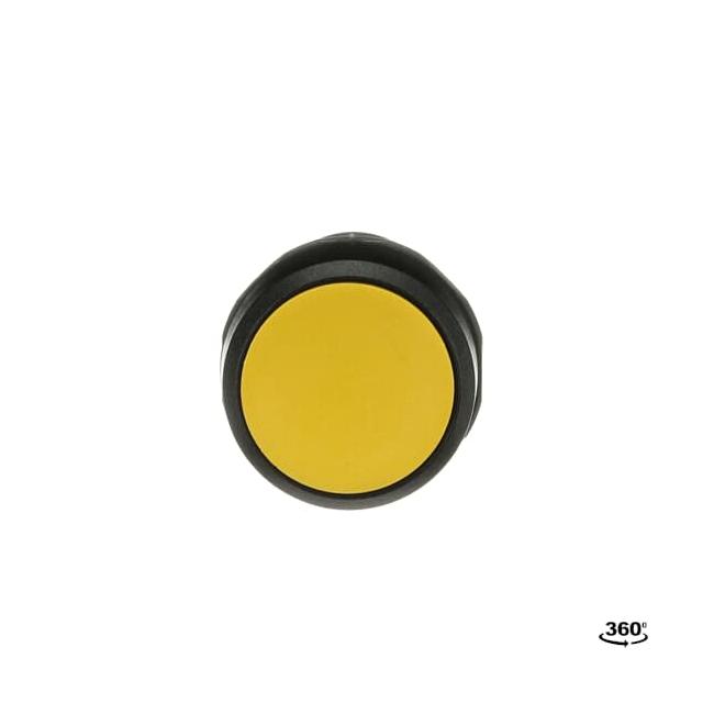 Przycisk monostabilny wklęsły 1NO1NC żółty CP1-10Y-11