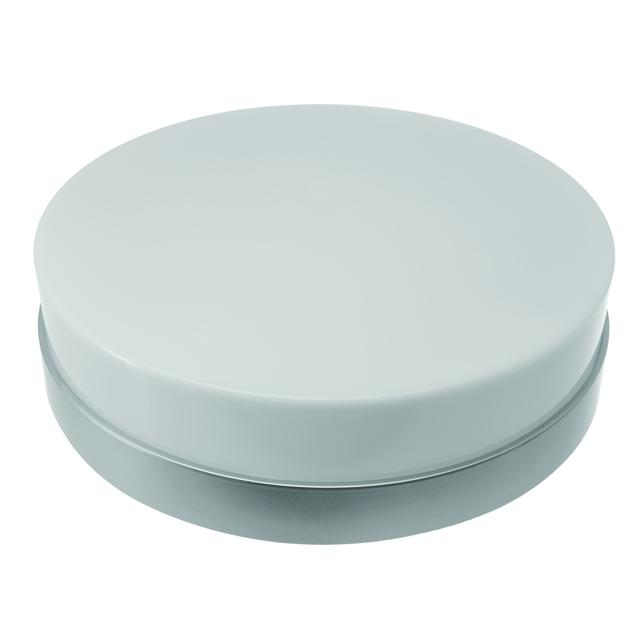 Oprawa AFRODYTA Led srebrny pierścień klosz mlecznyy b.neutralny 13W z czujn.ruchu