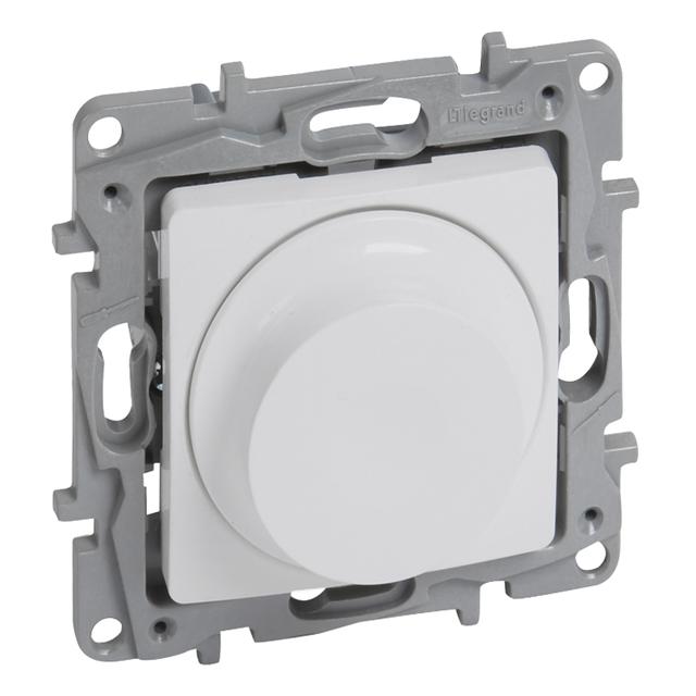 NILOE SELECTION - ŚCIEMNIACZ OBROTOWY 300 W - 2 PRZEWODOWY (DO OBCIĄŻEŃ RLC ORAZ DO LAMP LED) PERŁA,