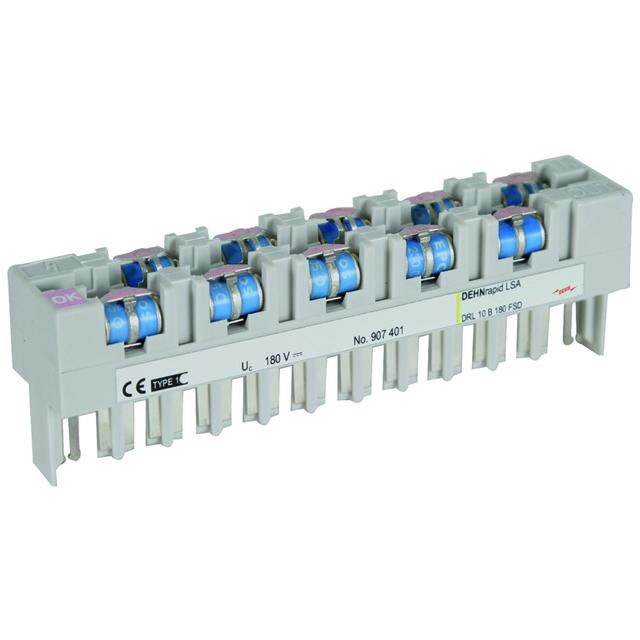 Ogranicznik przepięć DEHNrapid LSA dla 10 par z magazynkiem